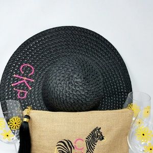 New! Chic Custom Embroidered Themed Clutches!